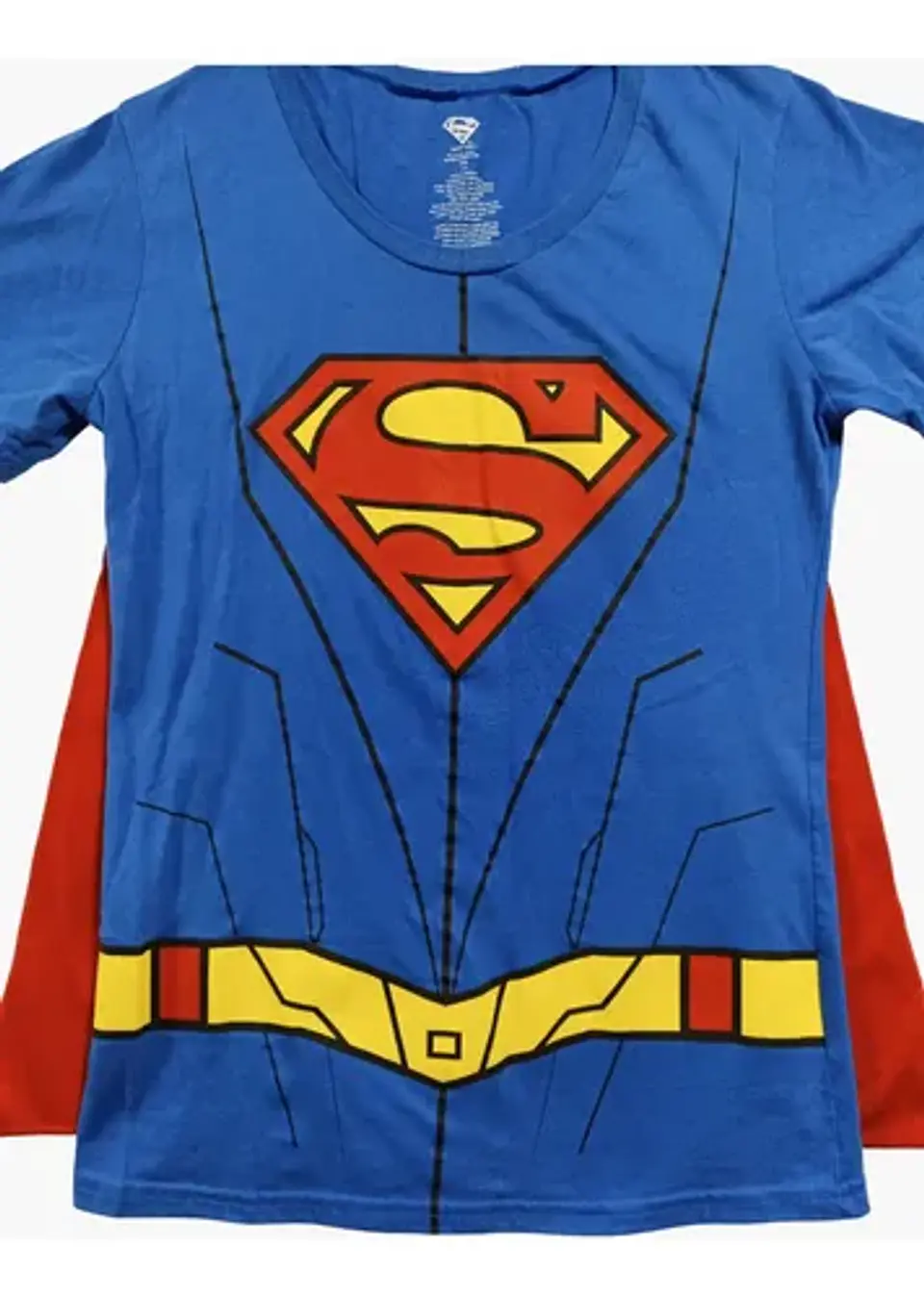 Disfraz Polera De Supergirl Con Capa Talla M - L 4