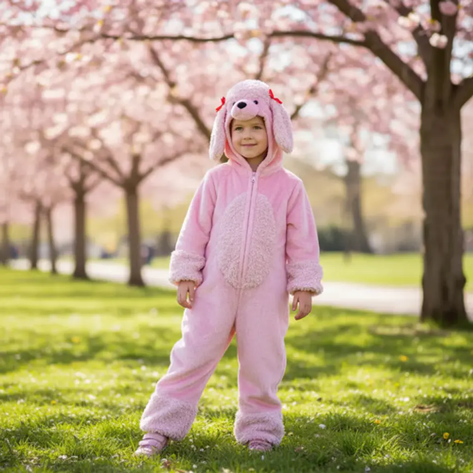 Disfraz Importado Pink Poodle Para Niñas De 3 A 5 Años 1