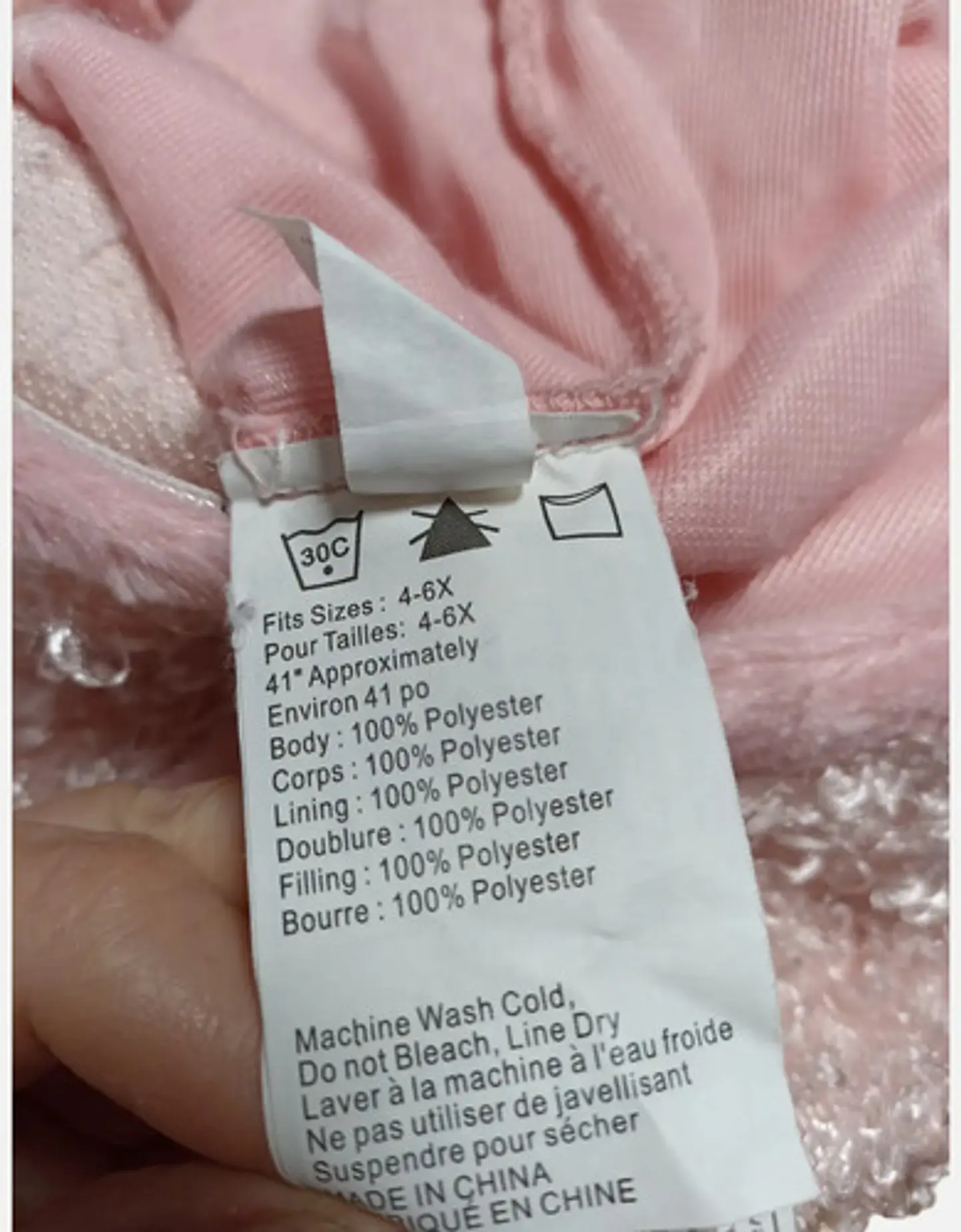 Disfraz Importado Pink Poodle Para Niñas De 3 A 5 Años 7