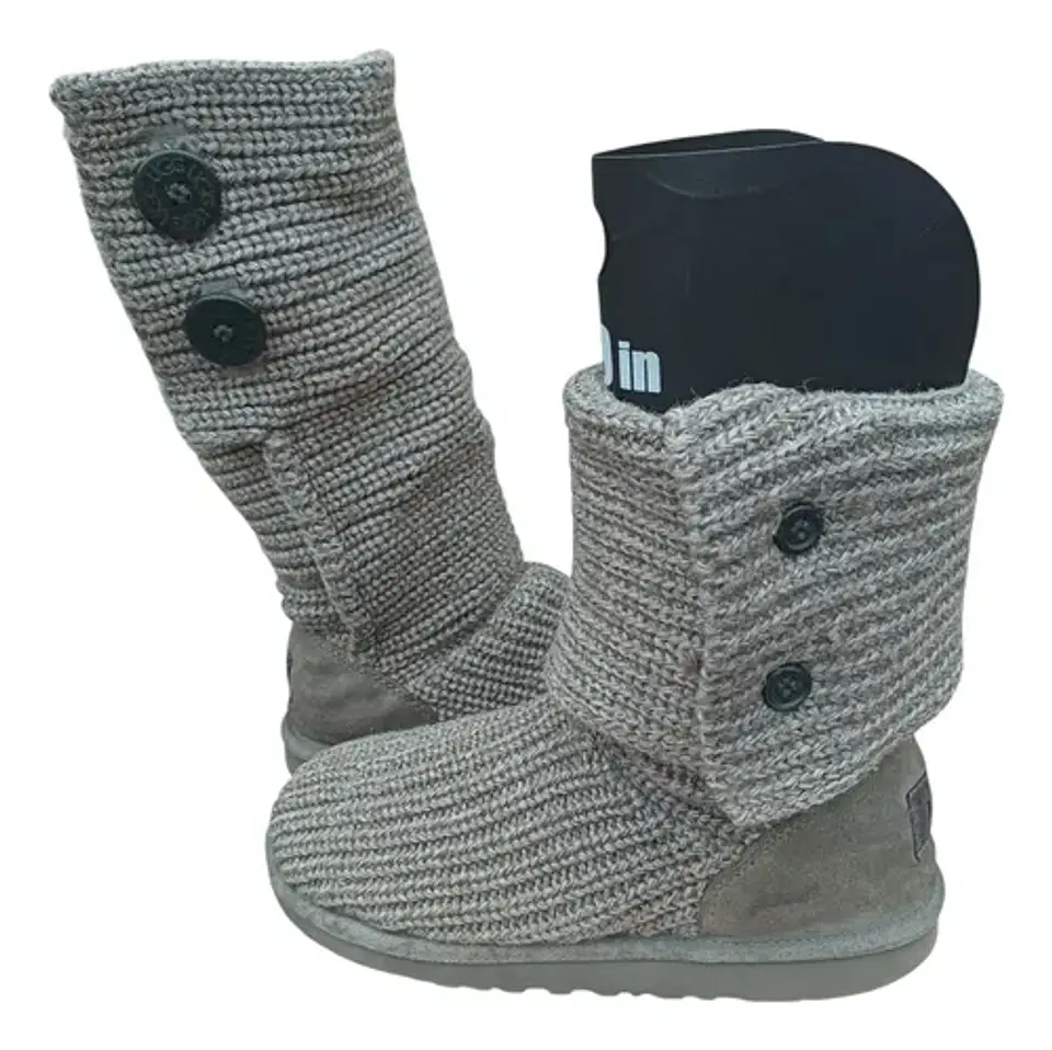 Botas Tejidas Ugg Cardy Gris  - Talla 37 3
