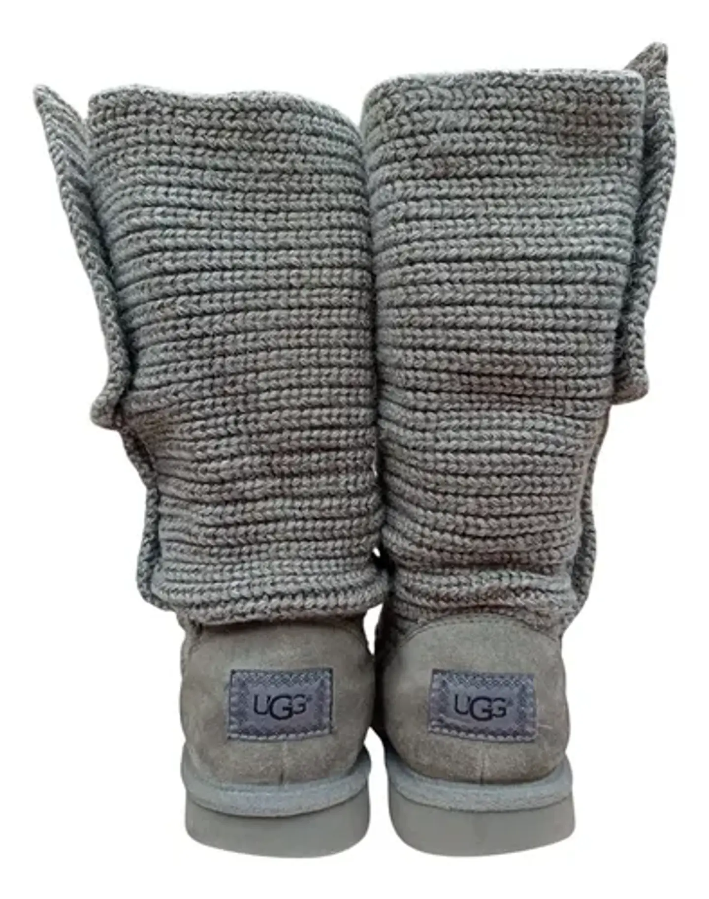 Botas Tejidas Ugg Cardy Gris  - Talla 37 5