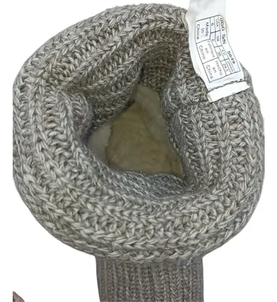 Botas Tejidas Ugg Cardy Gris  - Talla 37 6