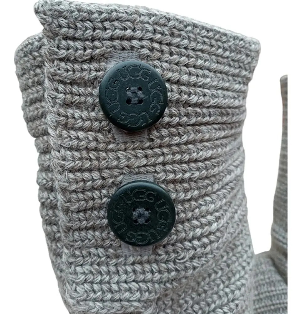 Botas Tejidas Ugg Cardy Gris  - Talla 37 7