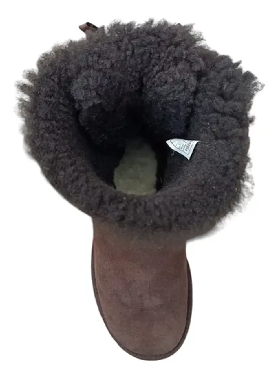 Bota Ugg Bailey Bow Chocolate Cuero Y Lana De Oveja Talla 36 6