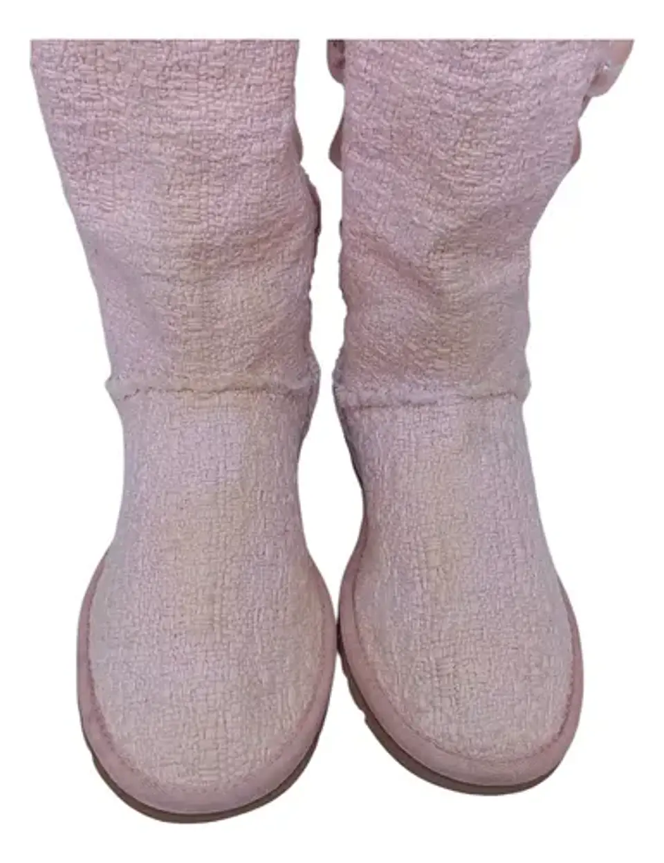 Botas Ugg Australia Modelo Heirloom Tejido Rosa - Talla 35 10