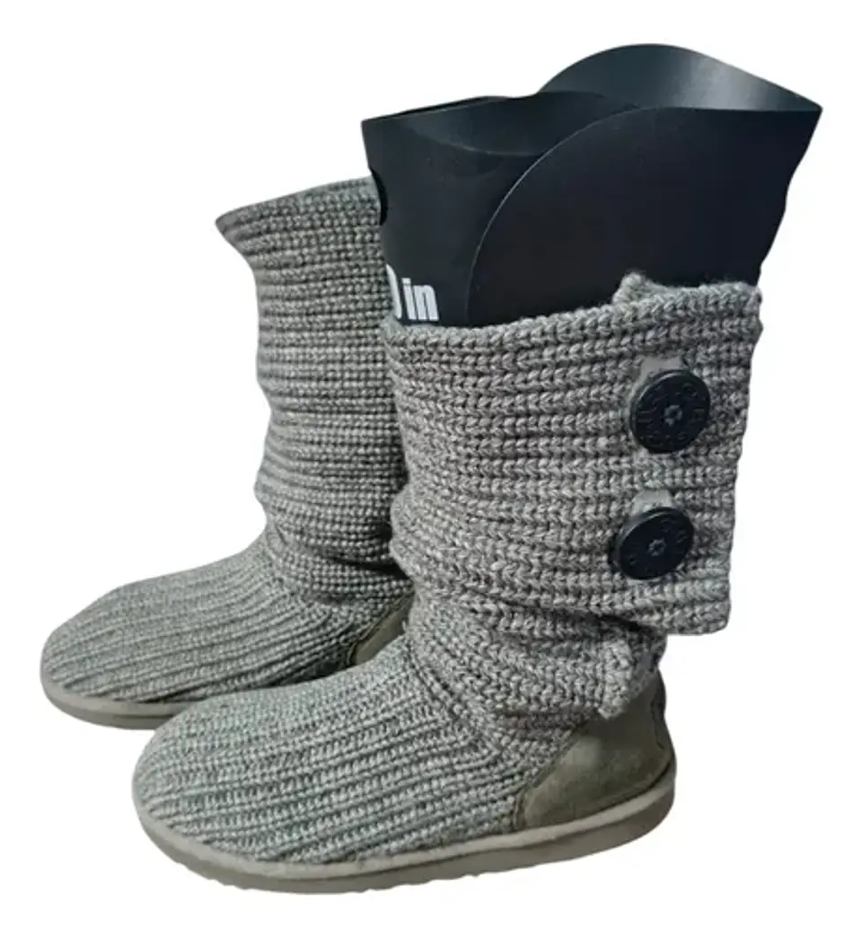 Botas Tejidas Ugg Cardy Gris  - Talla 35 3