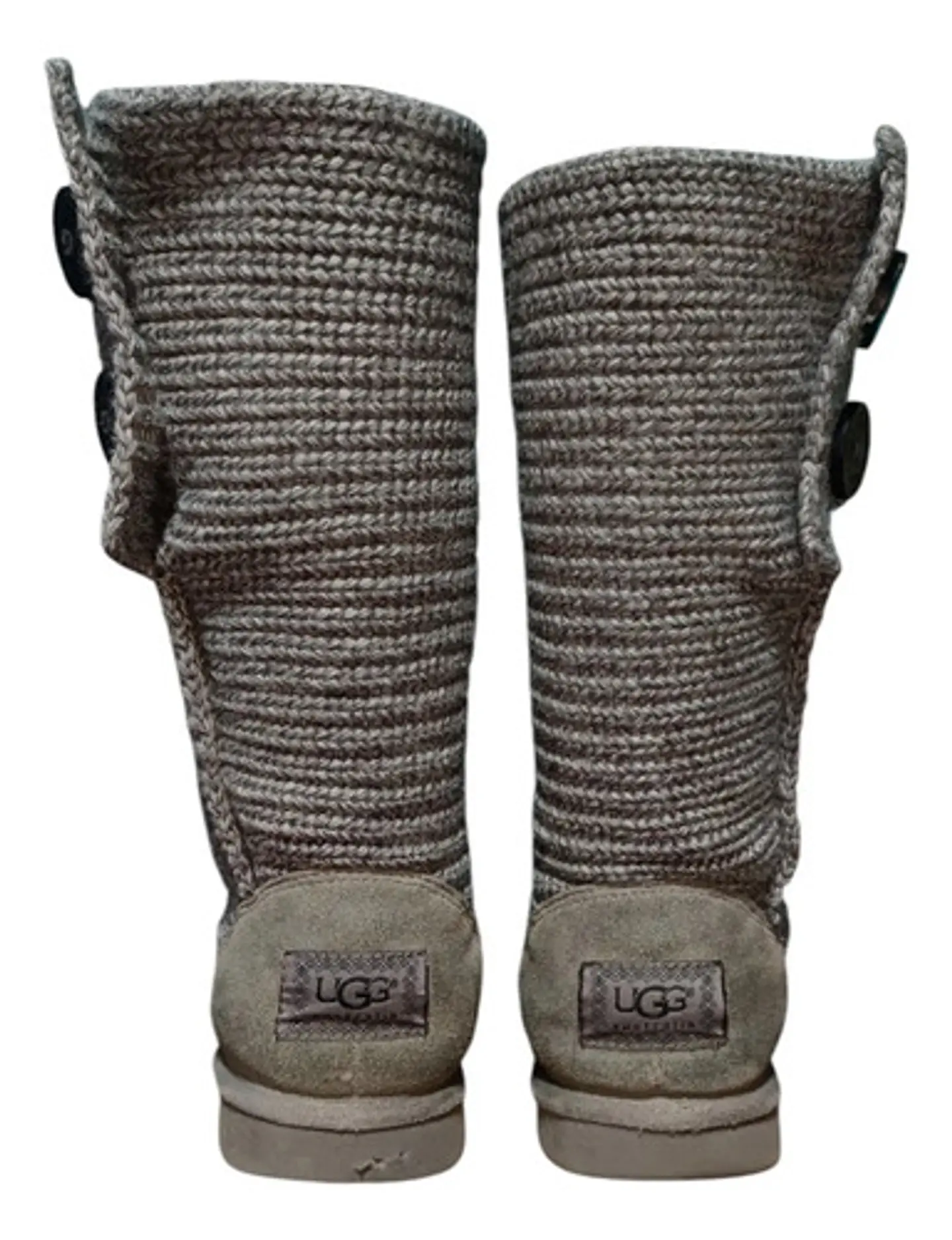 Botas Tejidas Ugg Cardy Gris  - Talla 35 6