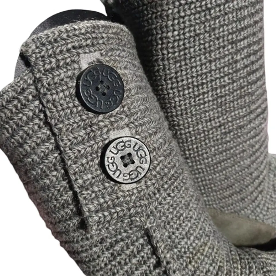 Botas Tejidas Ugg Cardy Gris  - Talla 35 7