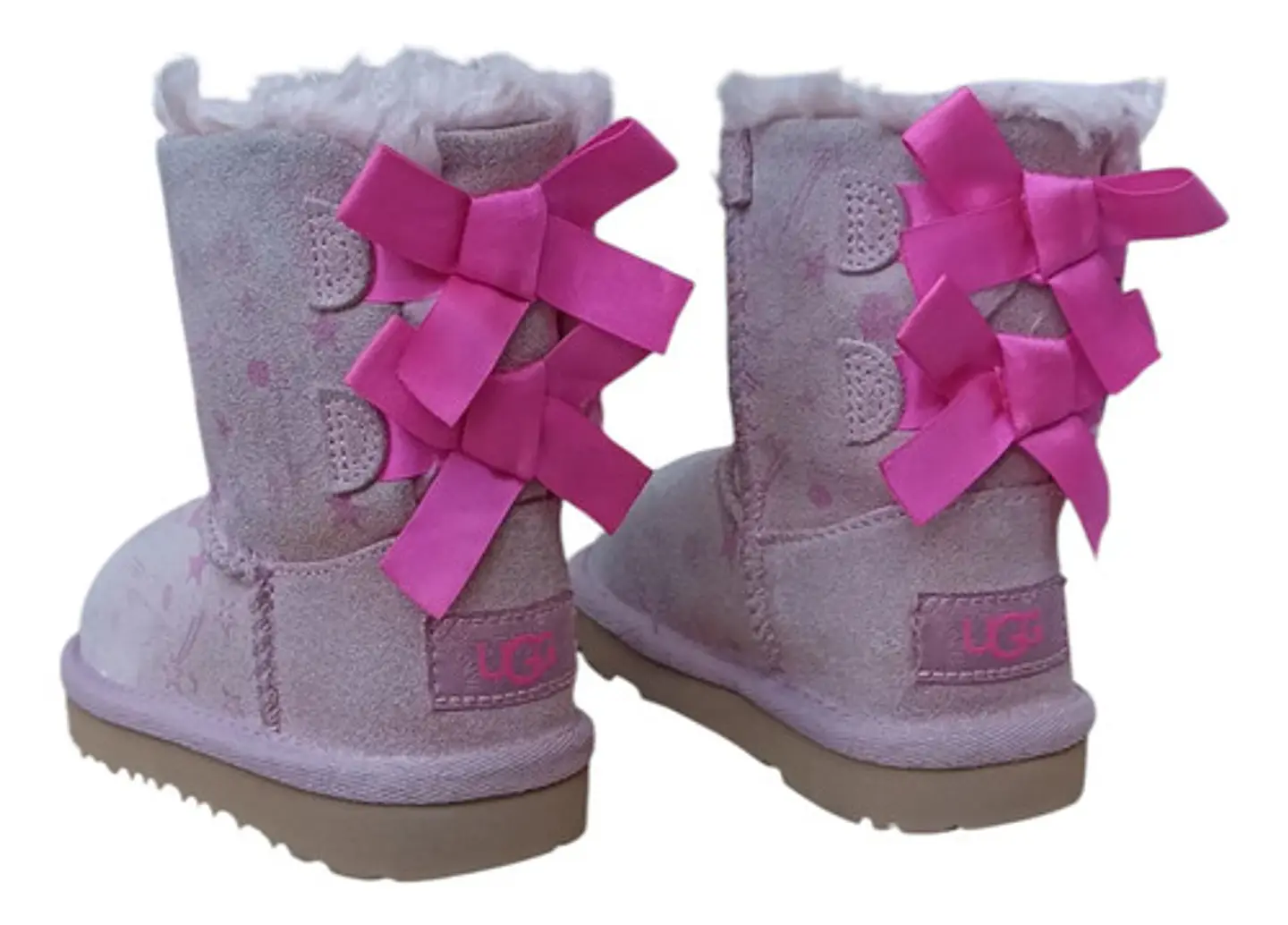 Bota Ugg Kids Bailey Bow Planetary - Talla 23 - 23.5 5