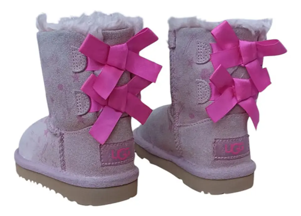 Bota Ugg Kids Bailey Bow Planetary - Talla 23 - 23.5 5