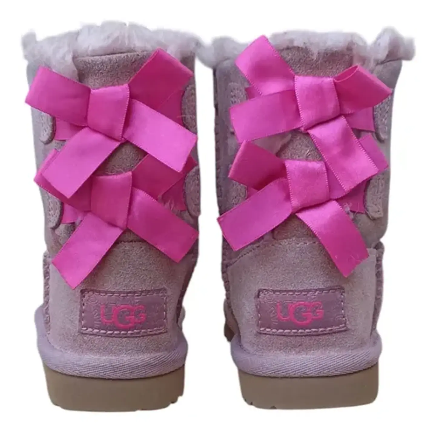 Bota Ugg Kids Bailey Bow Planetary - Talla 23 - 23.5 6