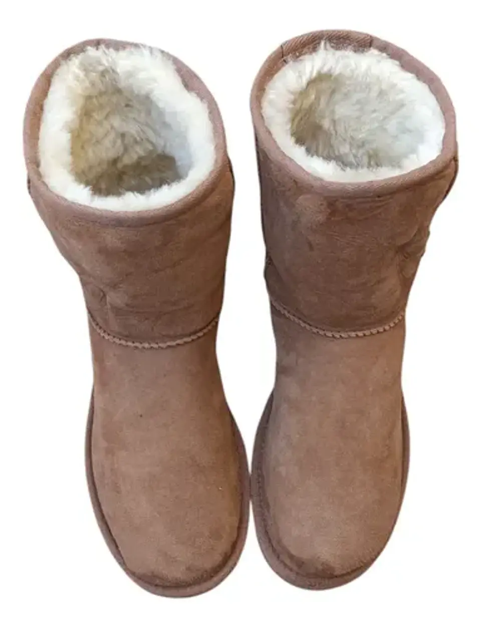 Botas Ugg Classic Short Cuero Y Lana De Oveja - Talla 37 3