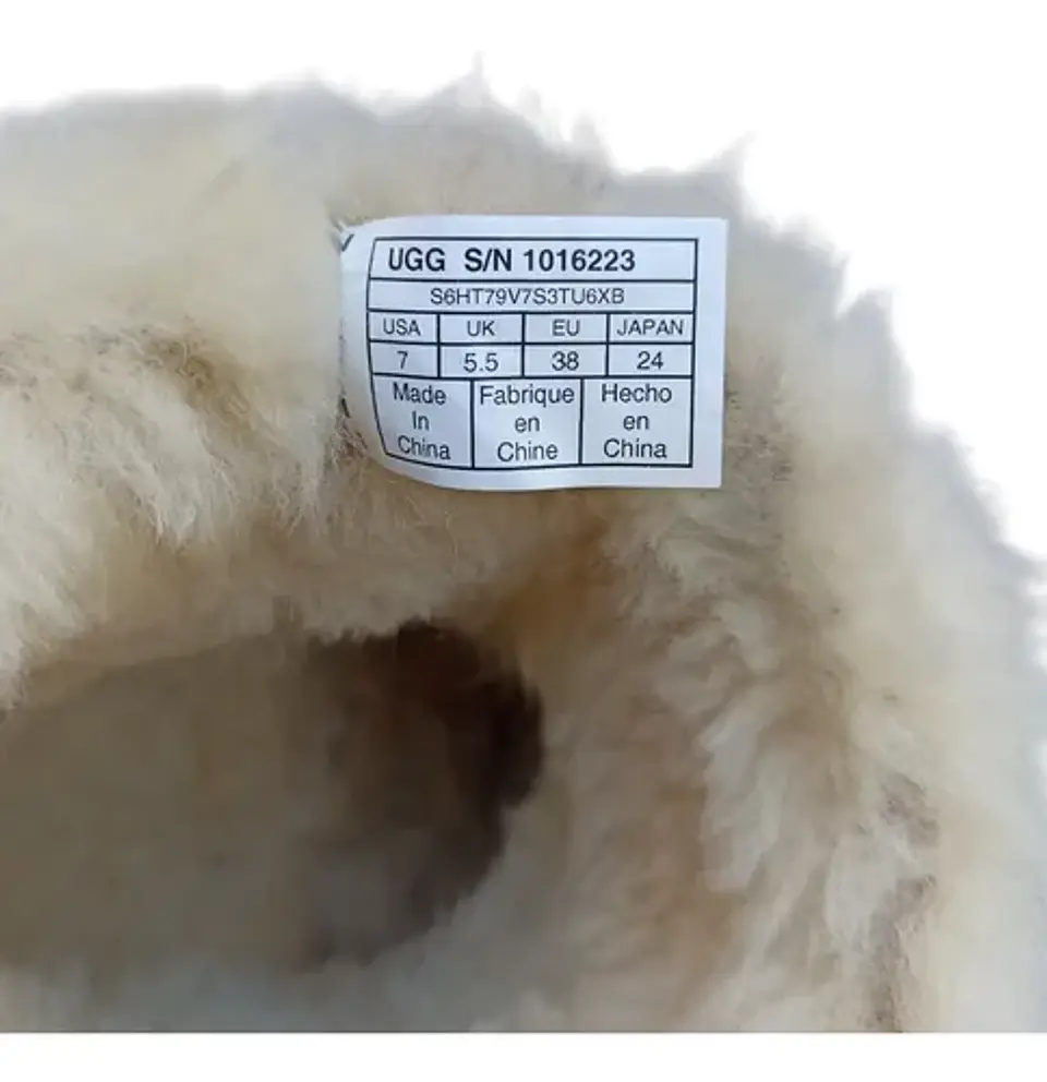 Botas Ugg Classic Short Cuero Y Lana De Oveja - Talla 37 7