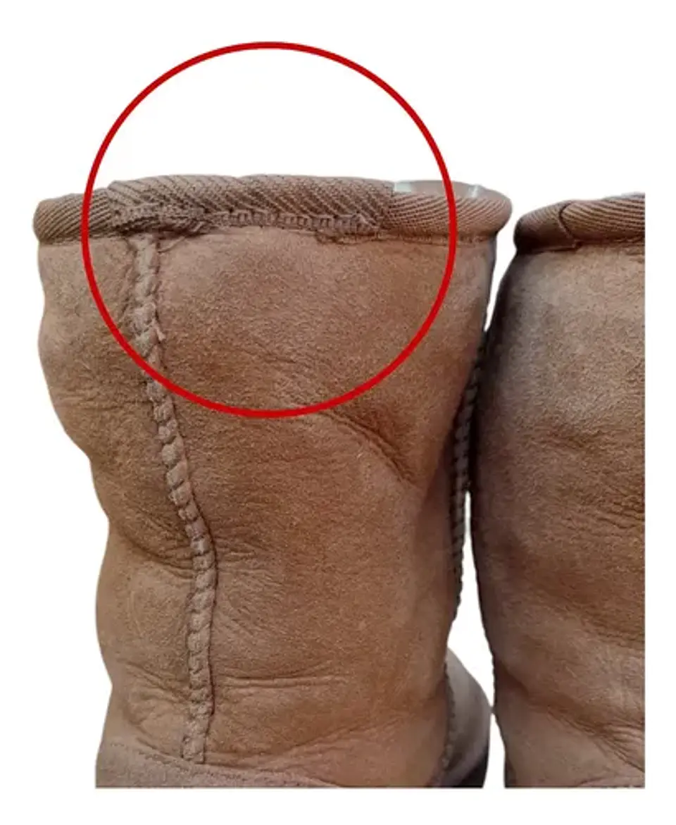 Botas Ugg Classic Short Cuero Y Lana De Oveja - Talla 37 9