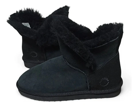 Botín De Autentica Piel De Oveja Tipo Ugg - Talla 39