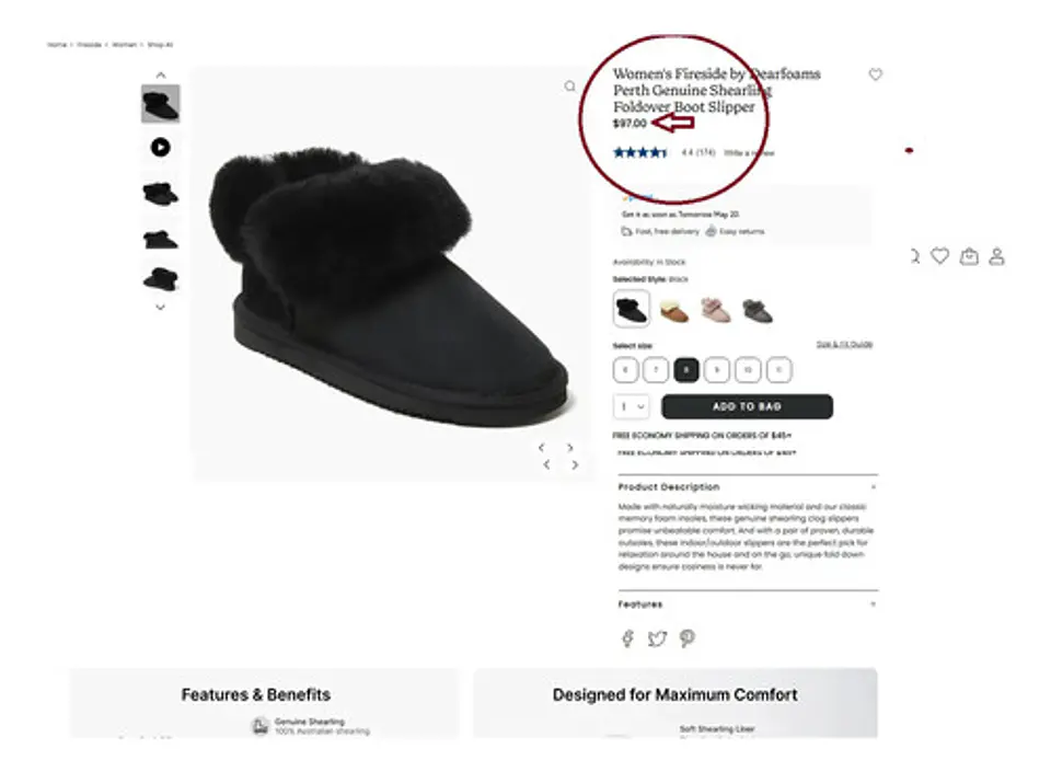 Botín De Autentica Piel De Oveja Tipo Ugg - Talla 39 9