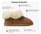 Botín De Autentica Piel De Oveja Tipo Ugg - Talla 39 - Miniatura 10