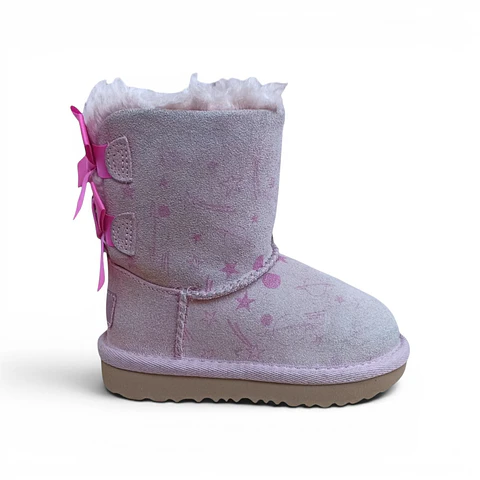 Bota Ugg Kids Bailey Bow Planetary - Talla 23 - 23.5