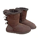 Bota Ugg Bailey Bow Chocolate Cuero y Lana de Oveja - Talla 36 - Miniatura 4