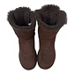 Bota Ugg Bailey Bow Chocolate Cuero y Lana de Oveja - Talla 36 - Miniatura 3