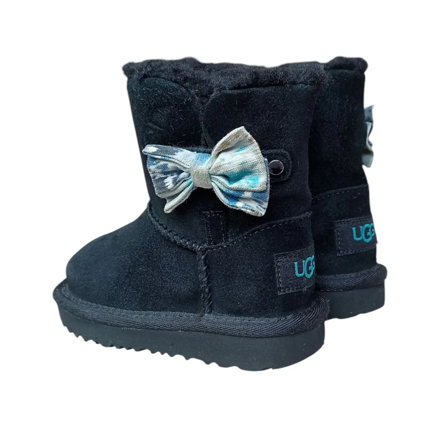 Botas UGG Kenzie Tie Dye Bow Para Niñas Pequeñas Talla 22 2