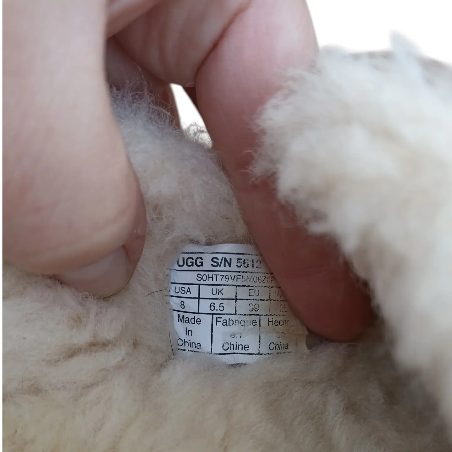 Pantuflas Tipo Mocasín Ugg Dakota Cuero Lana Oveja Talla 38 8