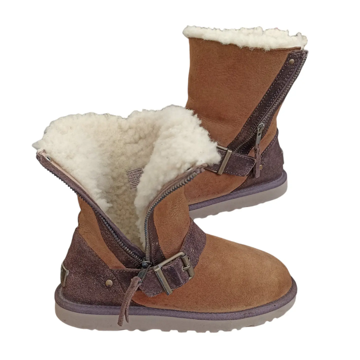 Bota Ugg Modelo Blaise Cuero Y Lana De Oveja - Talla 37 5