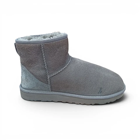Bota UGG Classic Mini Sheepskin Gris - Talla 40 (27cm)