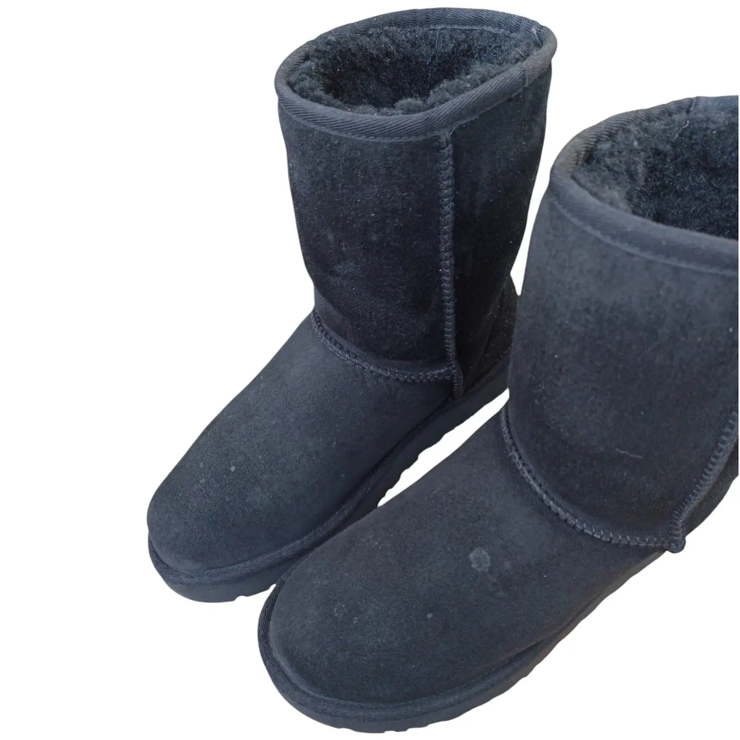 Bota UGG Classic Short Sheepskin Negra - Talla 38 5