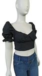 Crop Top Con Mangas Abombadas H & M Talla M - Miniatura 3