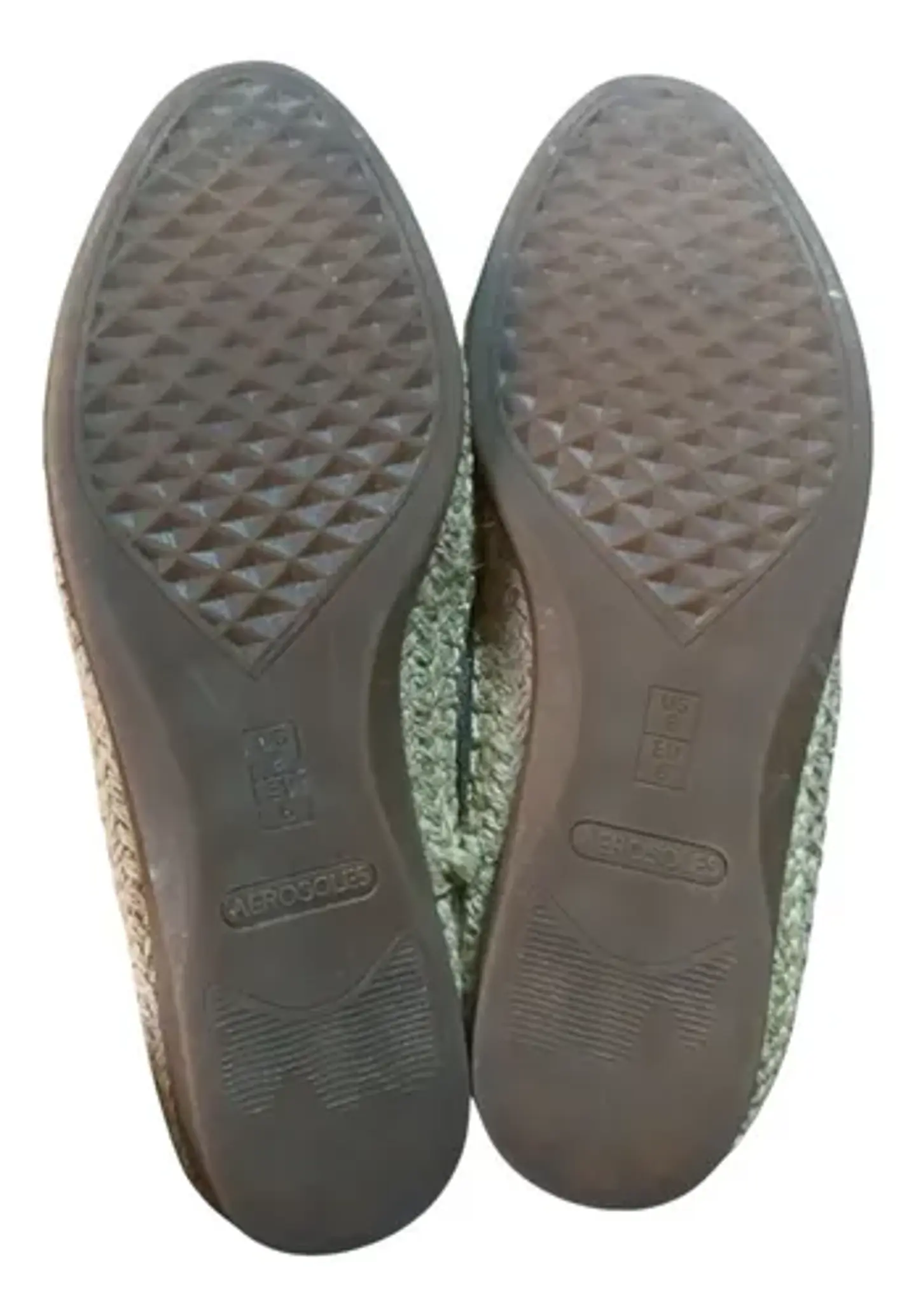 Alpargata Marca Aerosoles Textil Plateado Brillante Talla 38 8