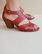 Sandalia Roja Marca Romano 100% Cuero - Talla 38 - Miniatura 2