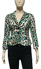 Blazer De Algodón Estampado Leopardo Lujosa Marca Talla L - Miniatura 2