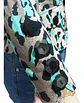 Blazer De Algodón Estampado Leopardo Lujosa Marca Talla L - Miniatura 8