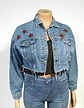 Chaqueta Crop Con Aplique De Lentejuelas Talla L Oversize - Miniatura 2