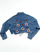 Chaqueta Crop Con Aplique De Lentejuelas Talla L Oversize - Miniatura 6