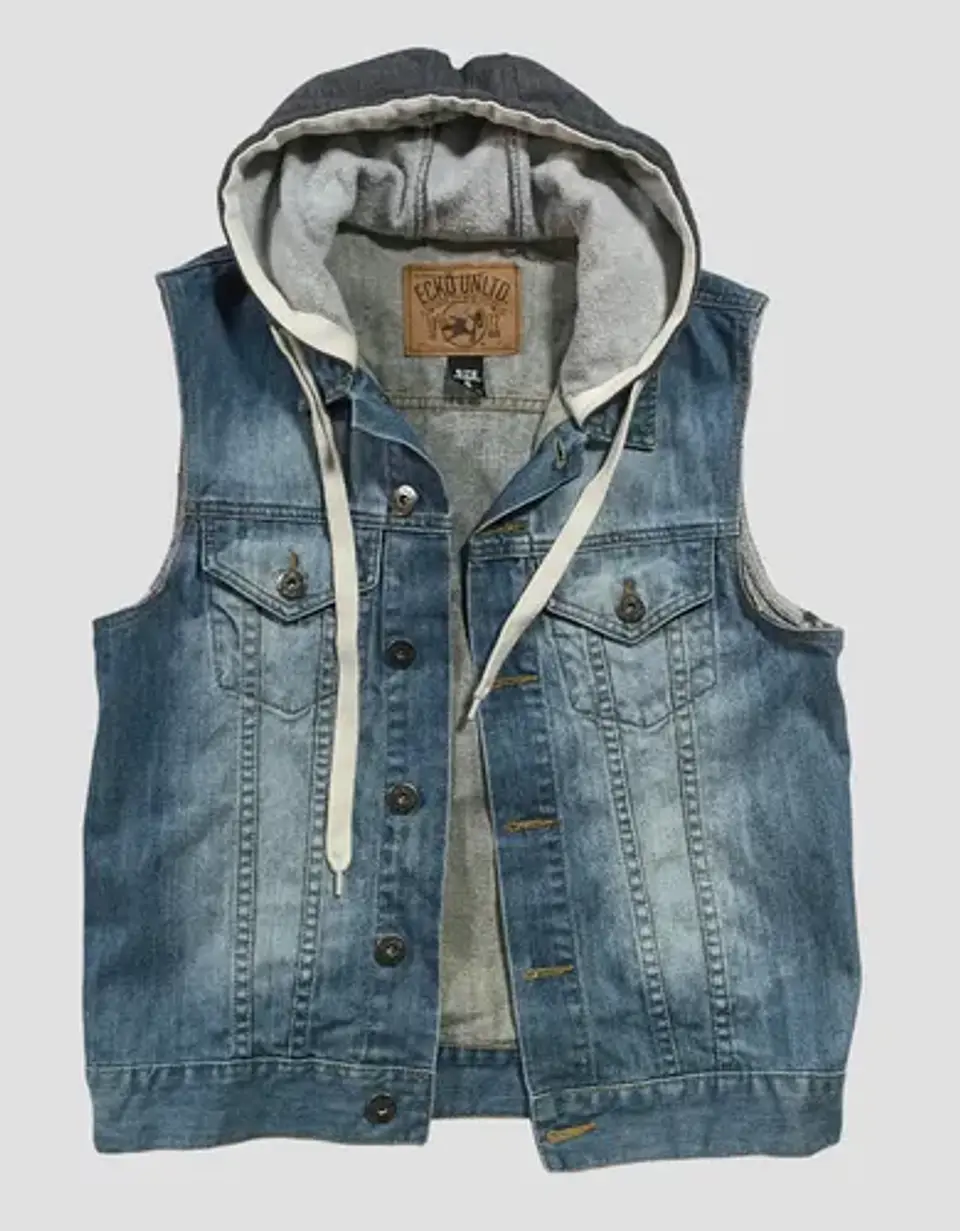 Chaqueta De Mezclilla Sin Mangas Ecko Unltd. - Talla S 1