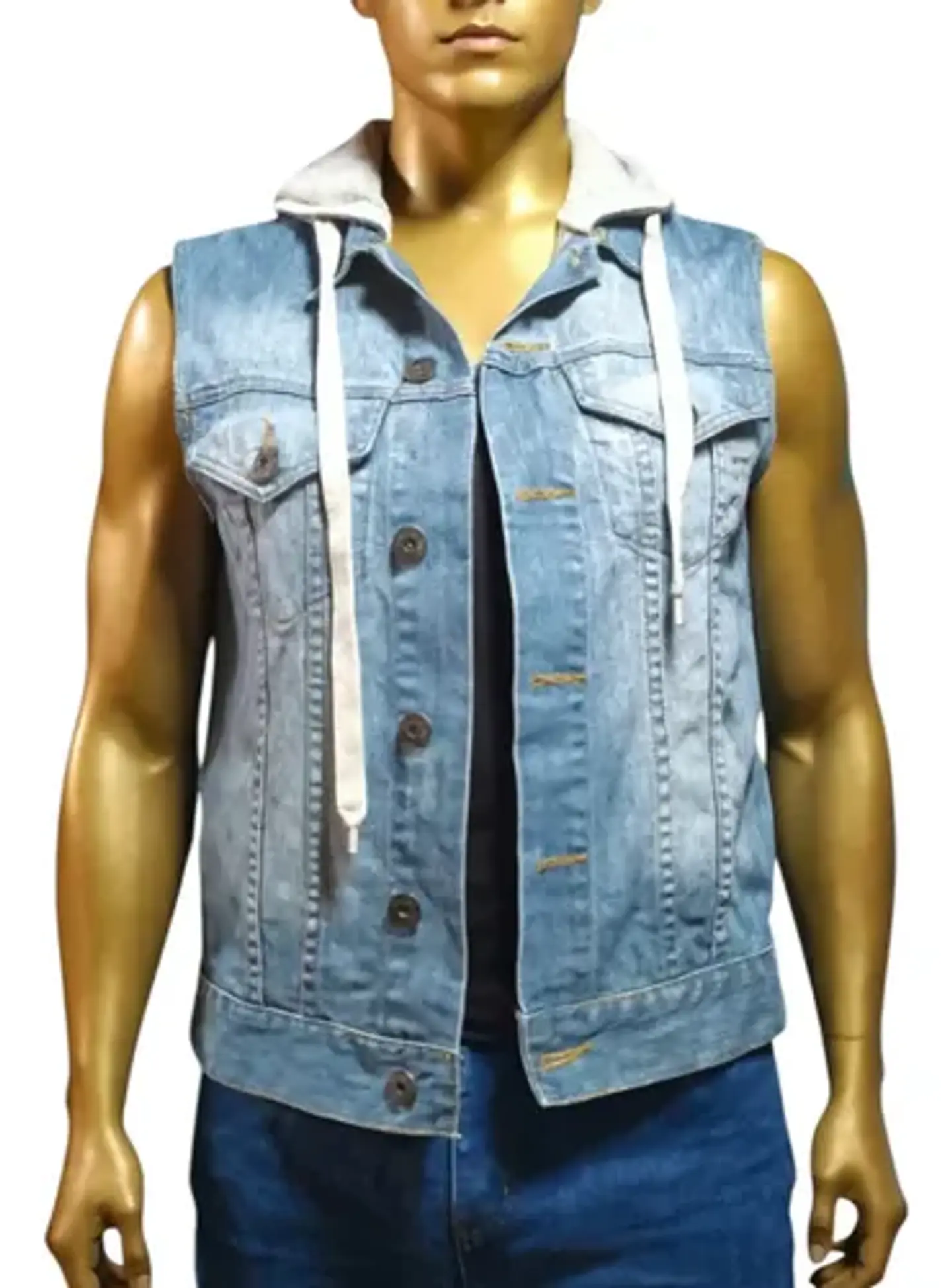 Chaqueta De Mezclilla Sin Mangas Ecko Unltd. - Talla S 2