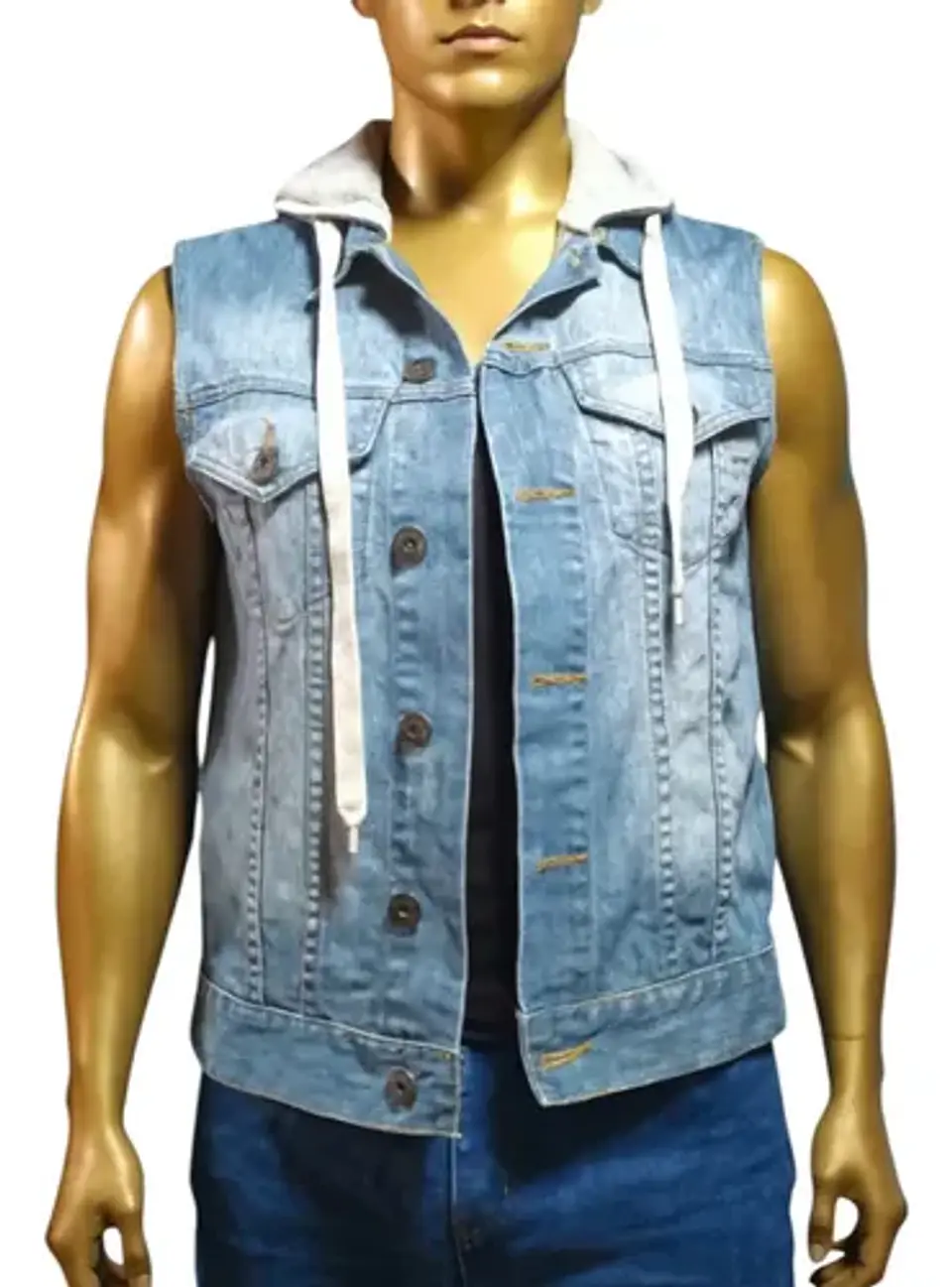 Chaqueta De Mezclilla Sin Mangas Ecko Unltd. - Talla S 2