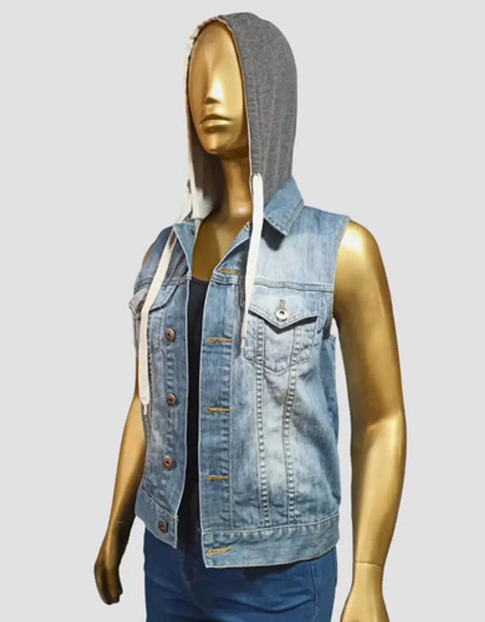 Chaqueta De Mezclilla Sin Mangas Ecko Unltd. - Talla S 5