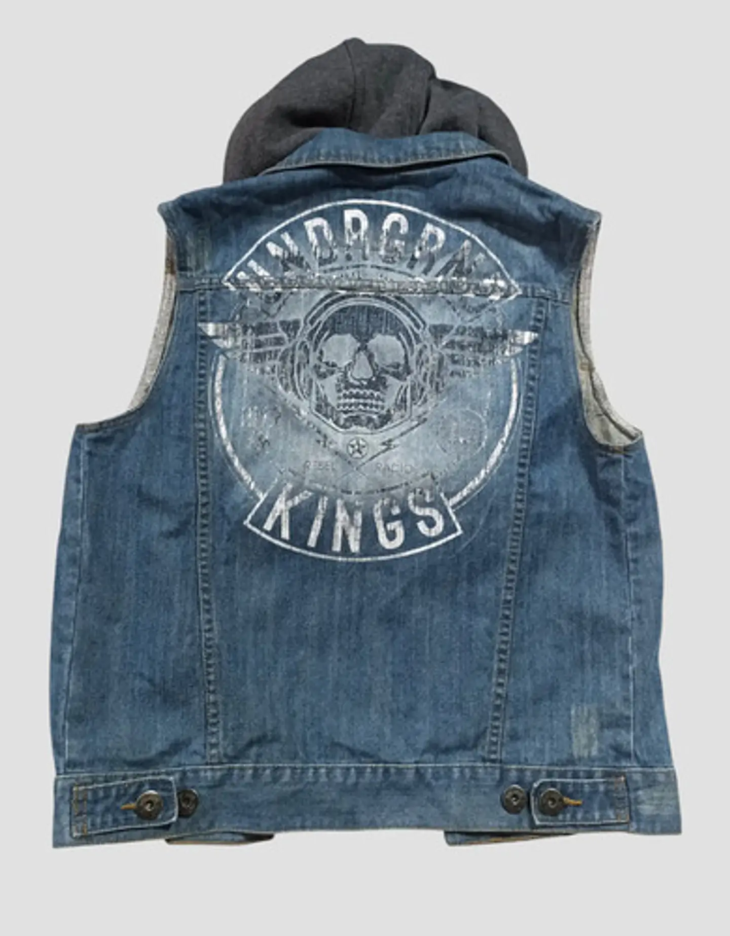 Chaqueta De Mezclilla Sin Mangas Ecko Unltd. - Talla S 6
