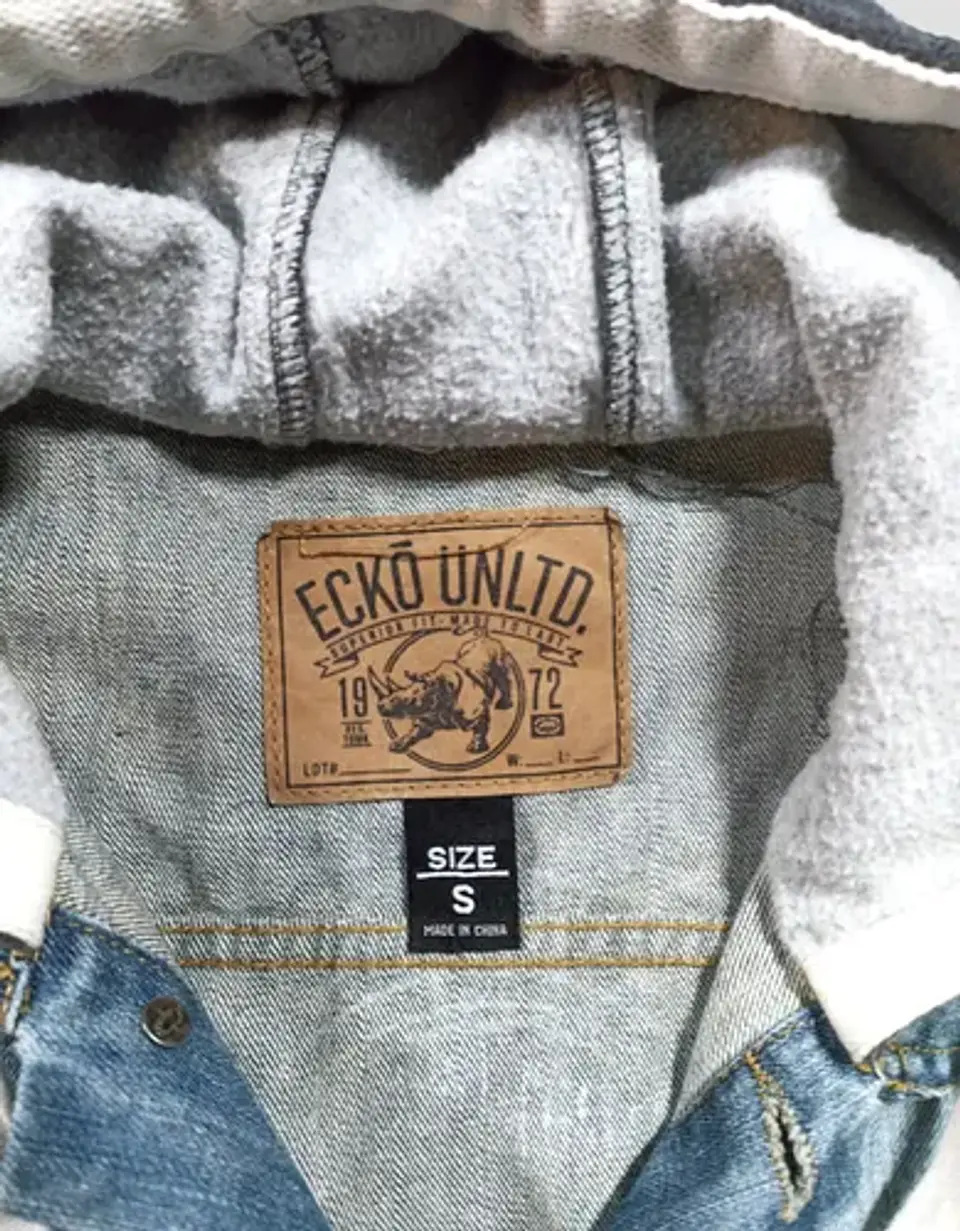 Chaqueta De Mezclilla Sin Mangas Ecko Unltd. - Talla S 7