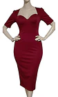 Vestido De Fiesta Escote Corazón Abertura En Muslo Talla Xl - Miniatura 2