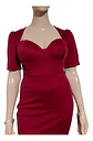 Vestido De Fiesta Escote Corazón Abertura En Muslo Talla Xl - Miniatura 4