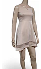 Vestido De Fiesta Corto Rosa Pálido Con Brillos - Talla S - Miniatura 2
