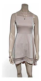 Vestido De Fiesta Corto Rosa Pálido Con Brillos - Talla S - Miniatura 3