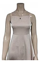 Vestido De Fiesta Corto Rosa Pálido Con Brillos - Talla S - Miniatura 4
