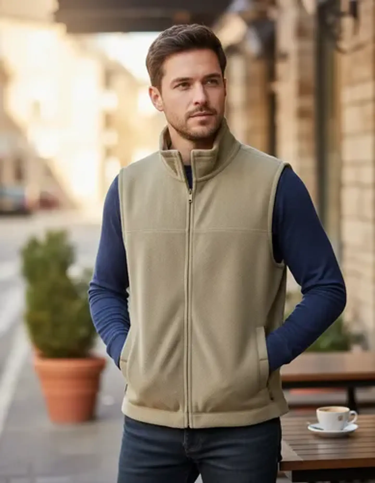 Polar Sin Mangas St.john's Bay Para Hombre Talla L - Xl 1