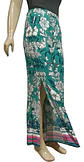 Pantalón Palazzo Mujer Floral Verde Ancho Opposite Talla L - Miniatura 5