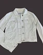 Chaqueta De Mezclilla Corta Blanca American Eagle Talla M - Miniatura 5